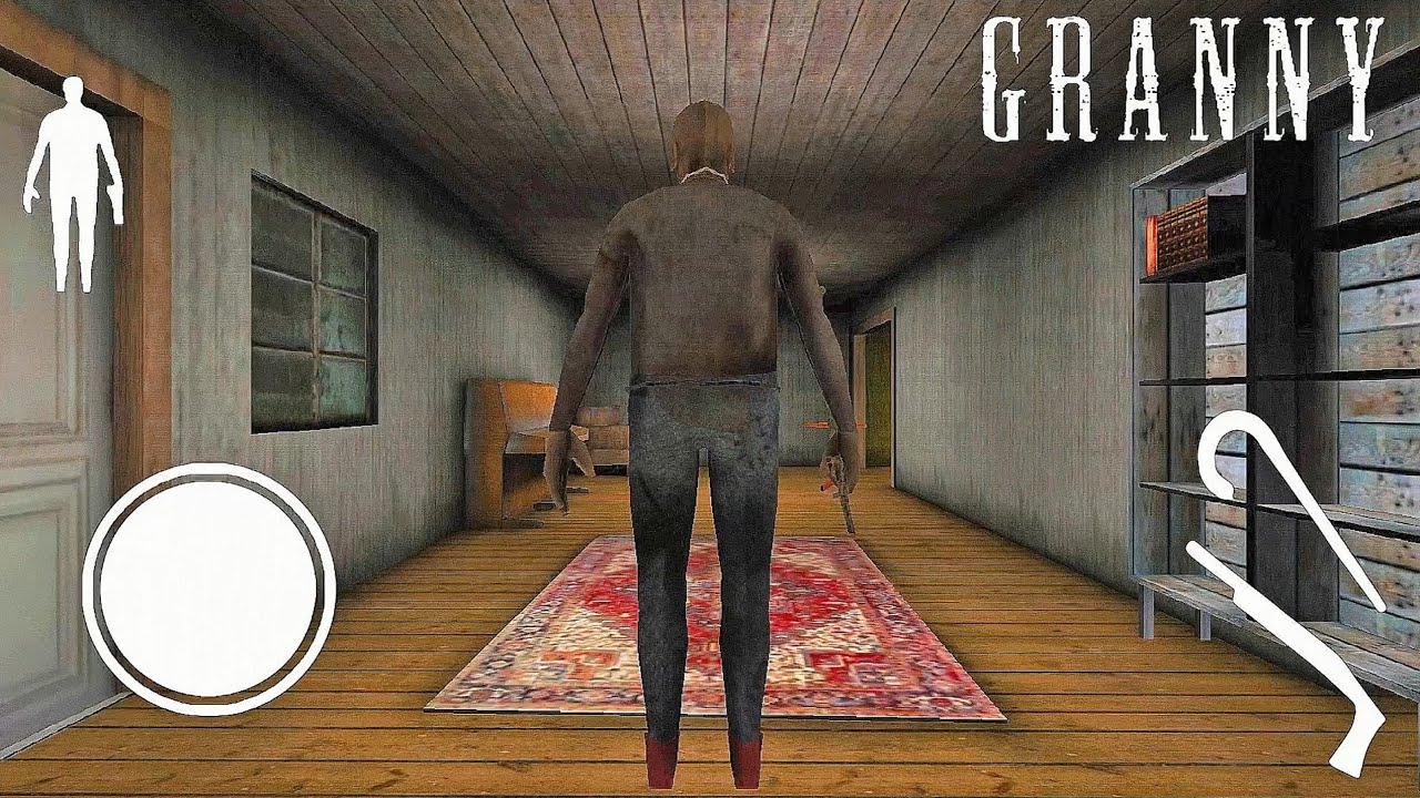 PLAYING AS GRANDPA IN GRANNY CHAPTER 2 MOD MENU GAMEPLAY 