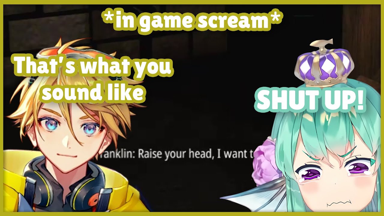 Wilson is more terrified of Finana's screams than the game's screams