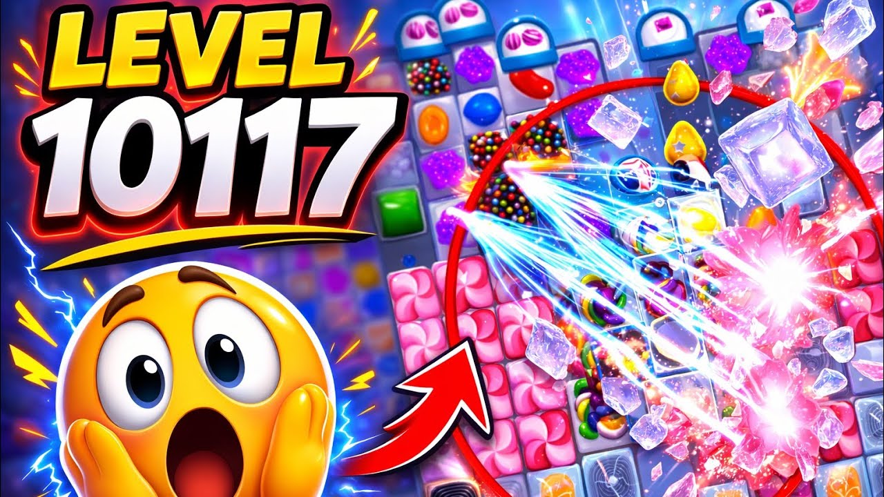 Candy Crush Saga LEVEL 10117 Bombs