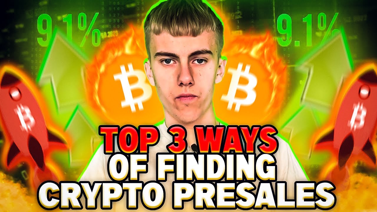 MY TOP 3 WAYS To Find Crypto Presales - Find Early Gems (100X)
