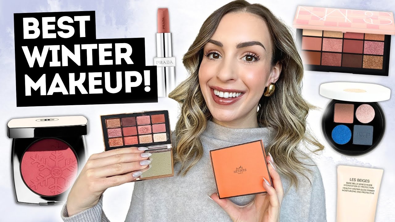 DECEMBER FAVES ❄️ Best winter makeup! Chanel Les Beiges Winter Glow, Prada Beauty, Nars Irresistible