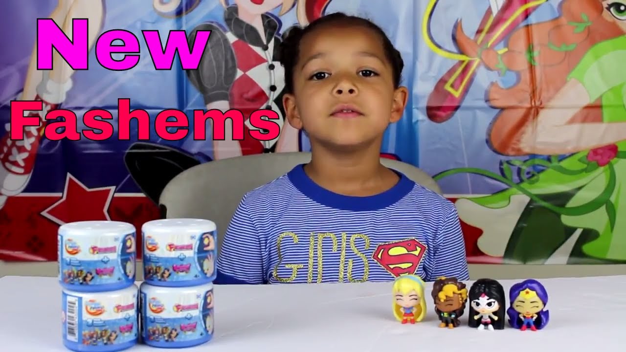 DC Superhero girls Fashems and squishy pop
