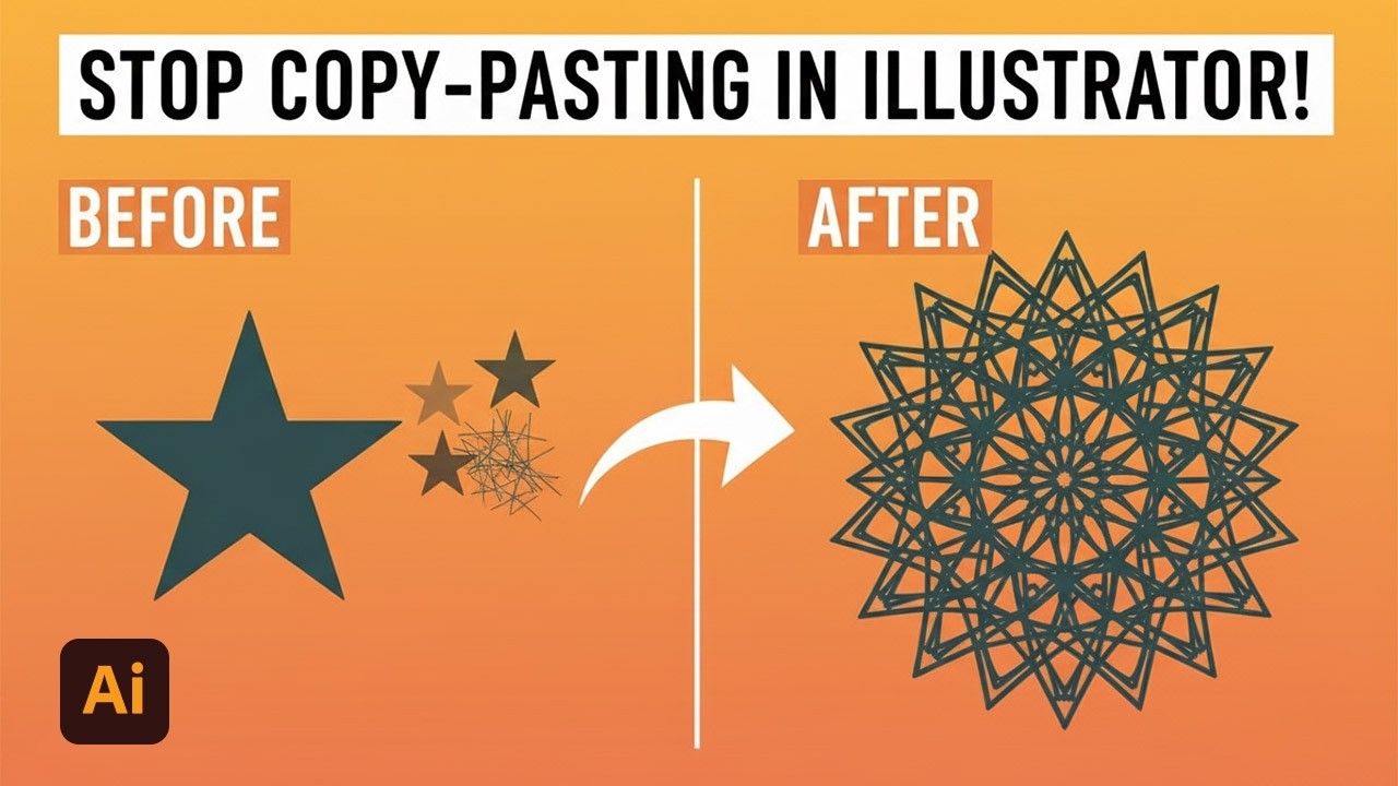 The Repeat Tool in Adobe Illustrator | Complete Tutorial