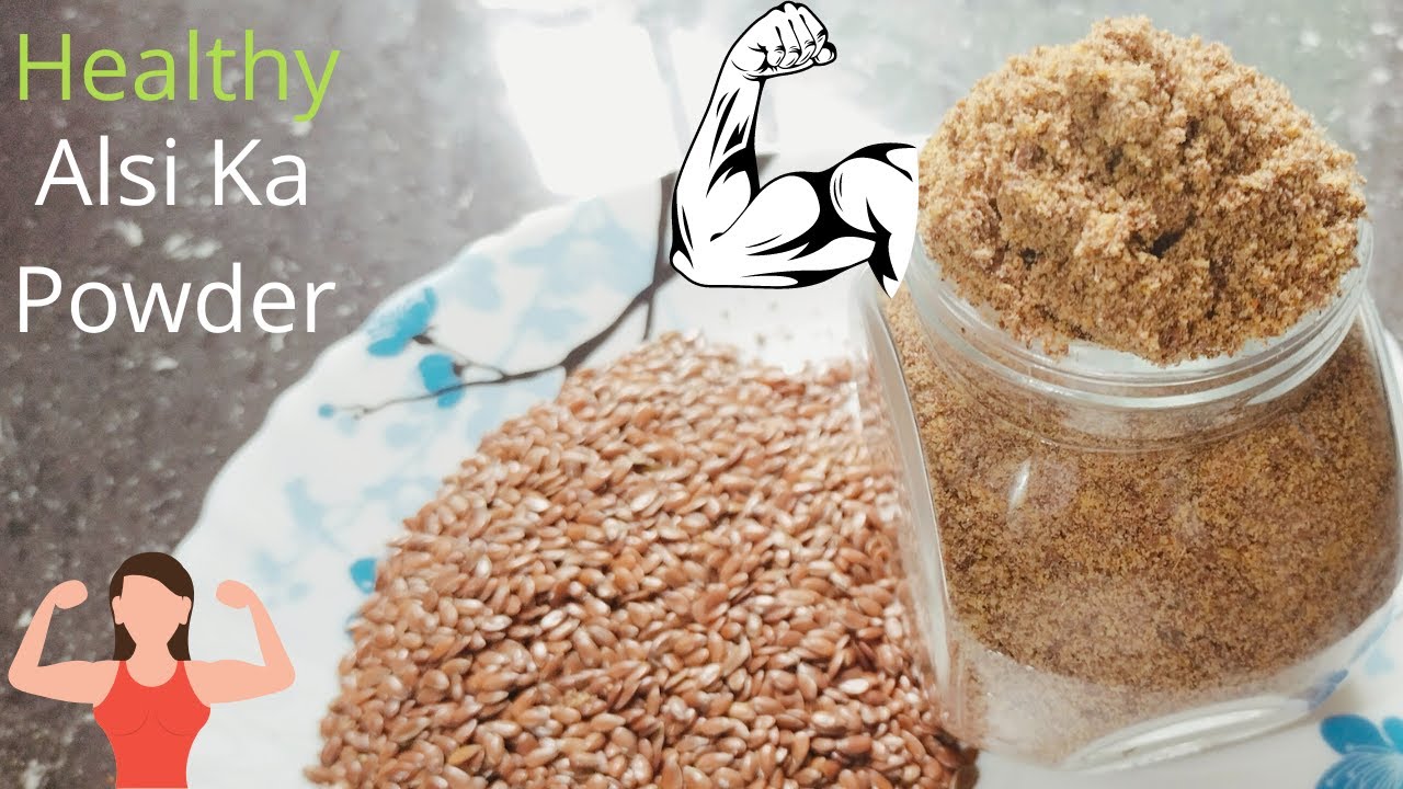 Alsi Ka Powder Healthy Hota Hai | Flax Seeds Powder | Easy Powder Recipe | Healthy Powder in Hindi