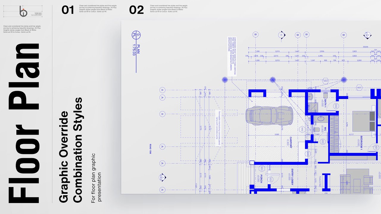 Create Floor Plan Drawings Styles | ArchiCAD Beginner Tutorial