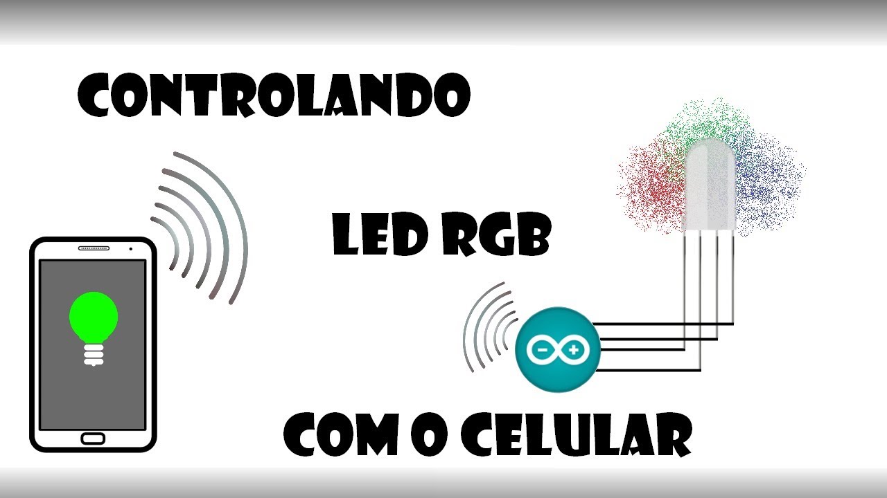 Arduino - Controlando led RGB com o celular