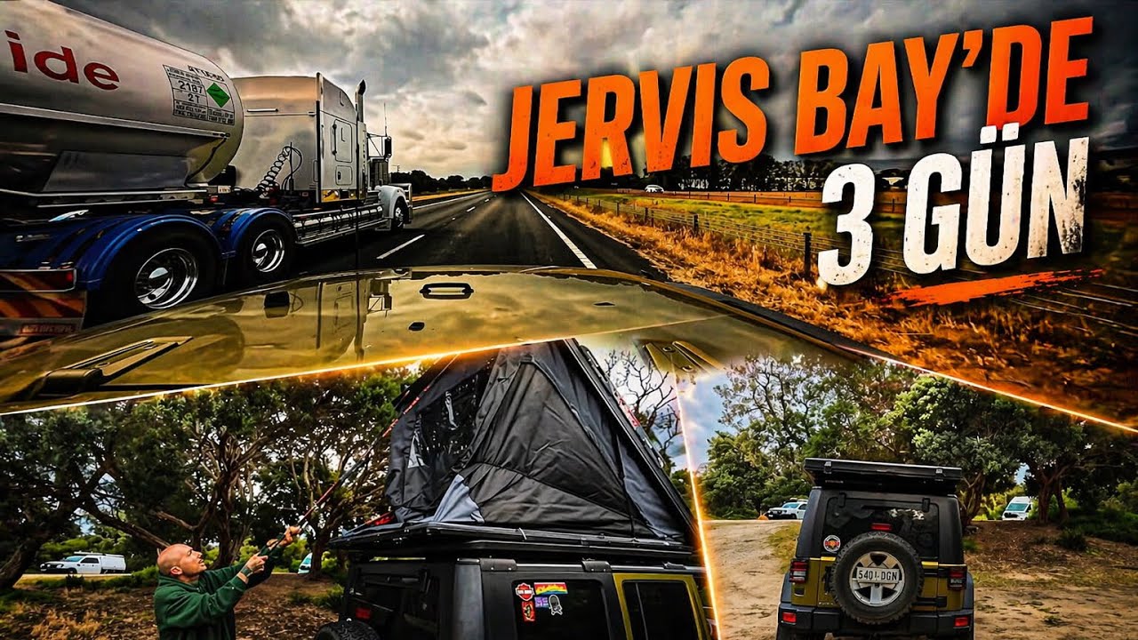 Avustralya’nın En Beyaz Kumlarindan Birinde Yüzdüm! Jervis Bay Kamp Macerası #kamp  #avustralya 