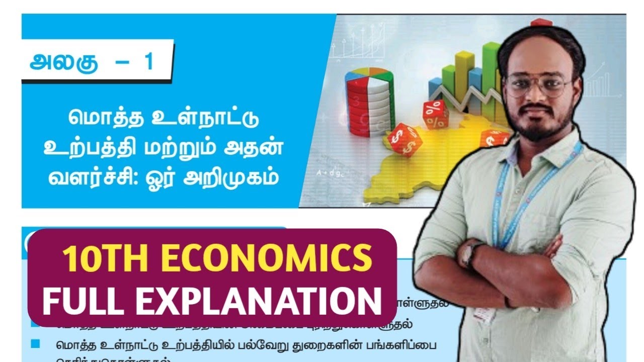 🎯10th Economics | மொத்த உள்நாட்டு உற்பத்தி அதன் வளர்ச்சி | Lesson Explanation | Dhrona Academy