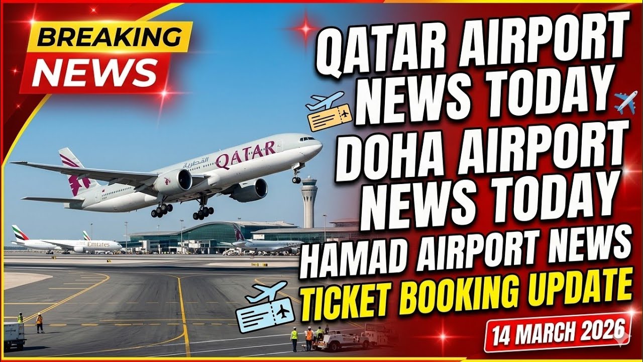 Doha Qatar Airport News Today Hamad International Airport Flight Updates Cancellations 14 March 2026