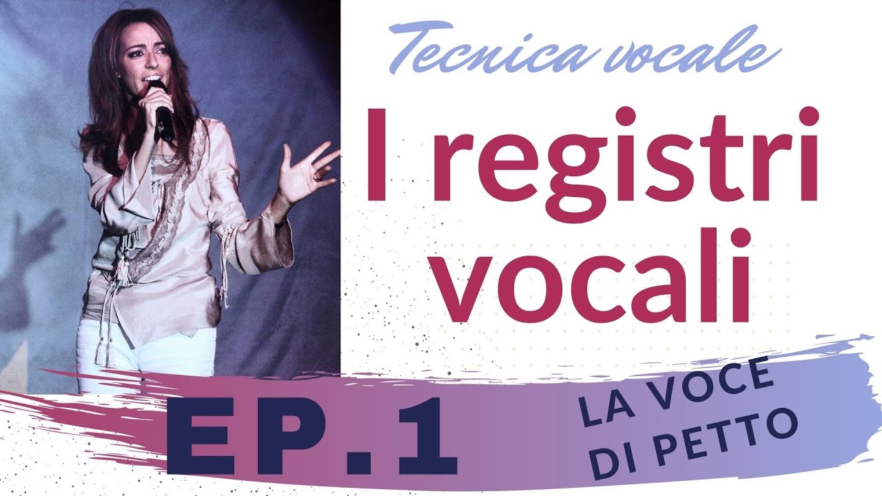 Registri vocali EP.1di 4 - Voce di PETTO- Lezioni di canto online, esercizi canto migliorare la voce