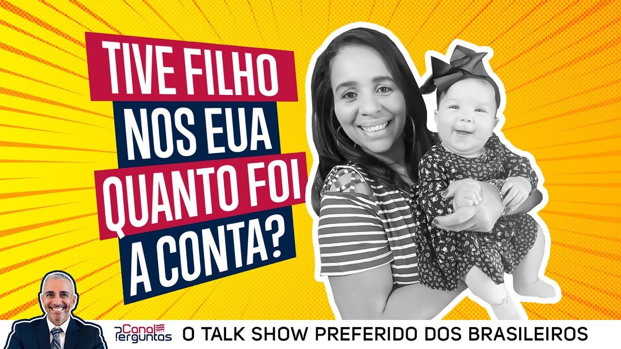 Quanto eu gastei para ter filho nos EUA