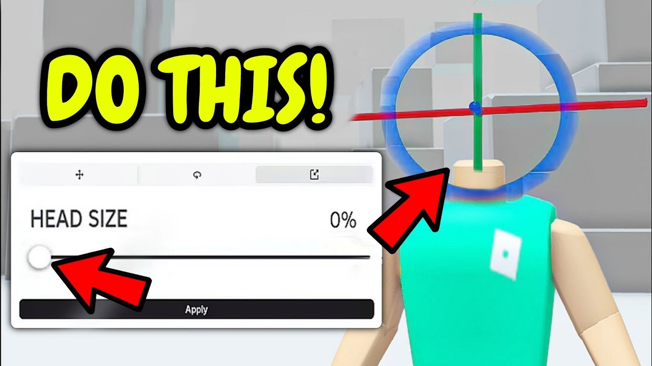 How to Make Your HEAD INVISIBLE on ROBLOX!