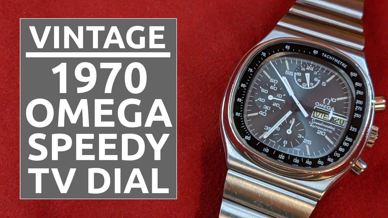 [VINTAGE] Chronographe des 70s, bracelet intégré et cadran TV - OMEGA Speedmaster 176.0014.1045