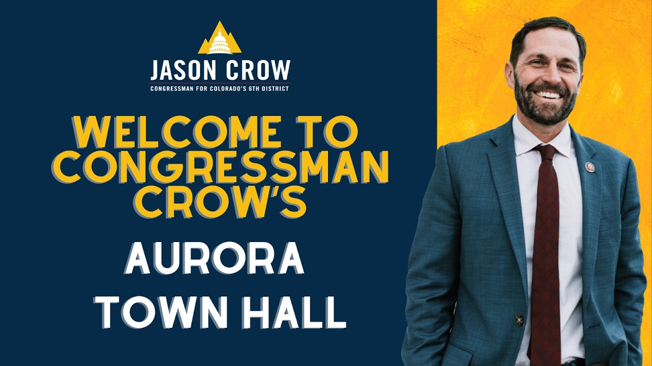 Congressman Jason Crow Aurora Town Hall