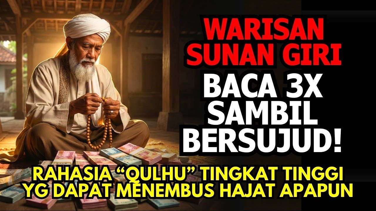 RAHASIA AL-IKHLAS TINGKAT TINGGI: Cara Sujud & Jam Keramat Warisan Sunan Giri Hutang Langsung Lunas!