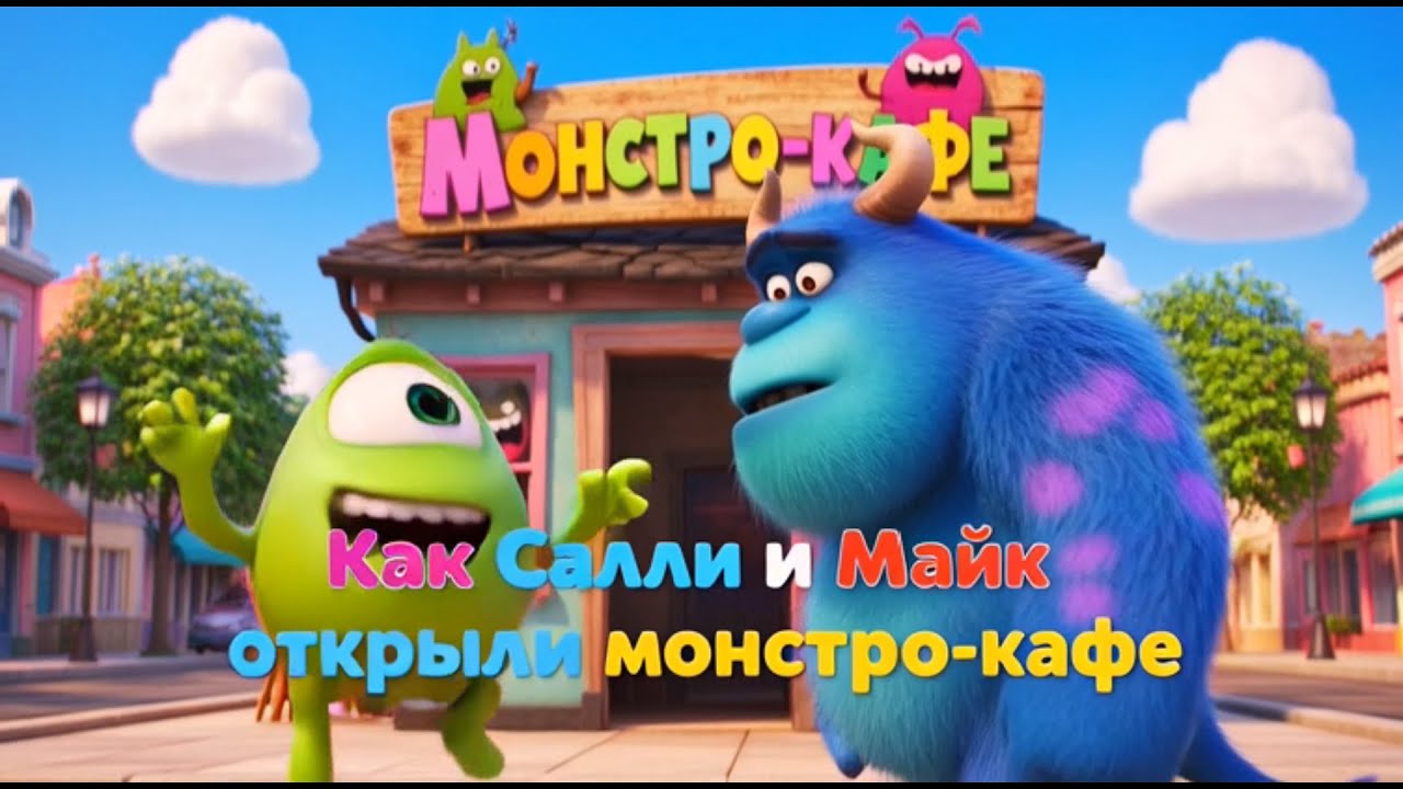 Монстры на Каникулах! 🧃 Как Салли и Майк открыли монстро-кафе