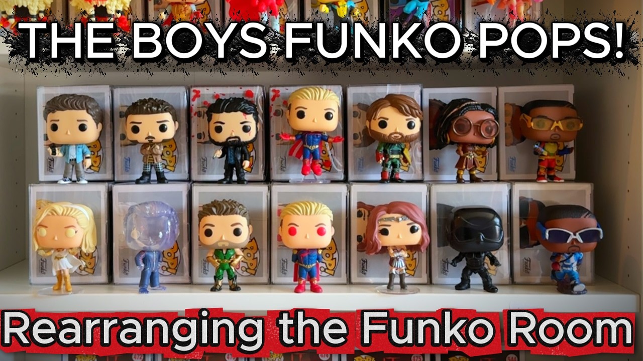 Перестановка в моей коллекции Funko Pop по сериалу &laquo;Пацаны&raquo;! (Добавляю новые фигурки)