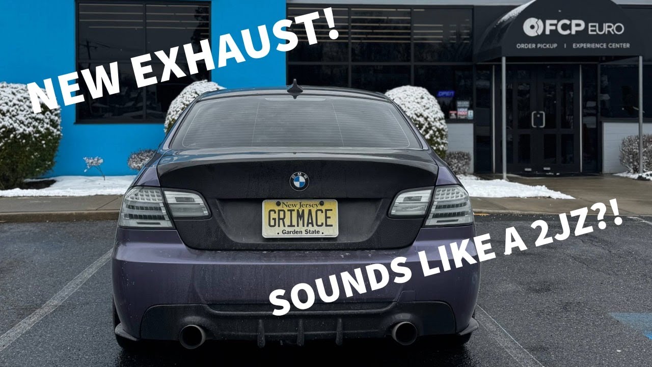 SINGLE TURBO 335I NEW EXHAUST SETUP!!