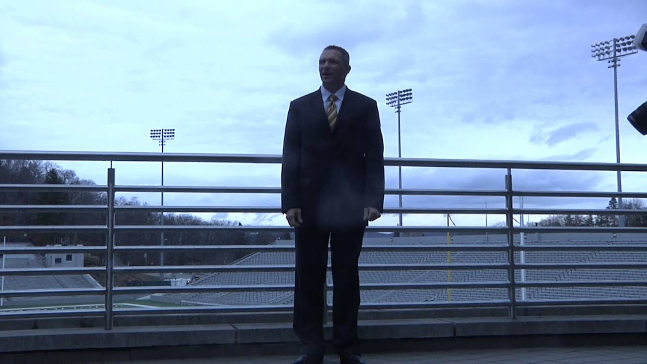 Jeff Monken's first day as Army Football Coach