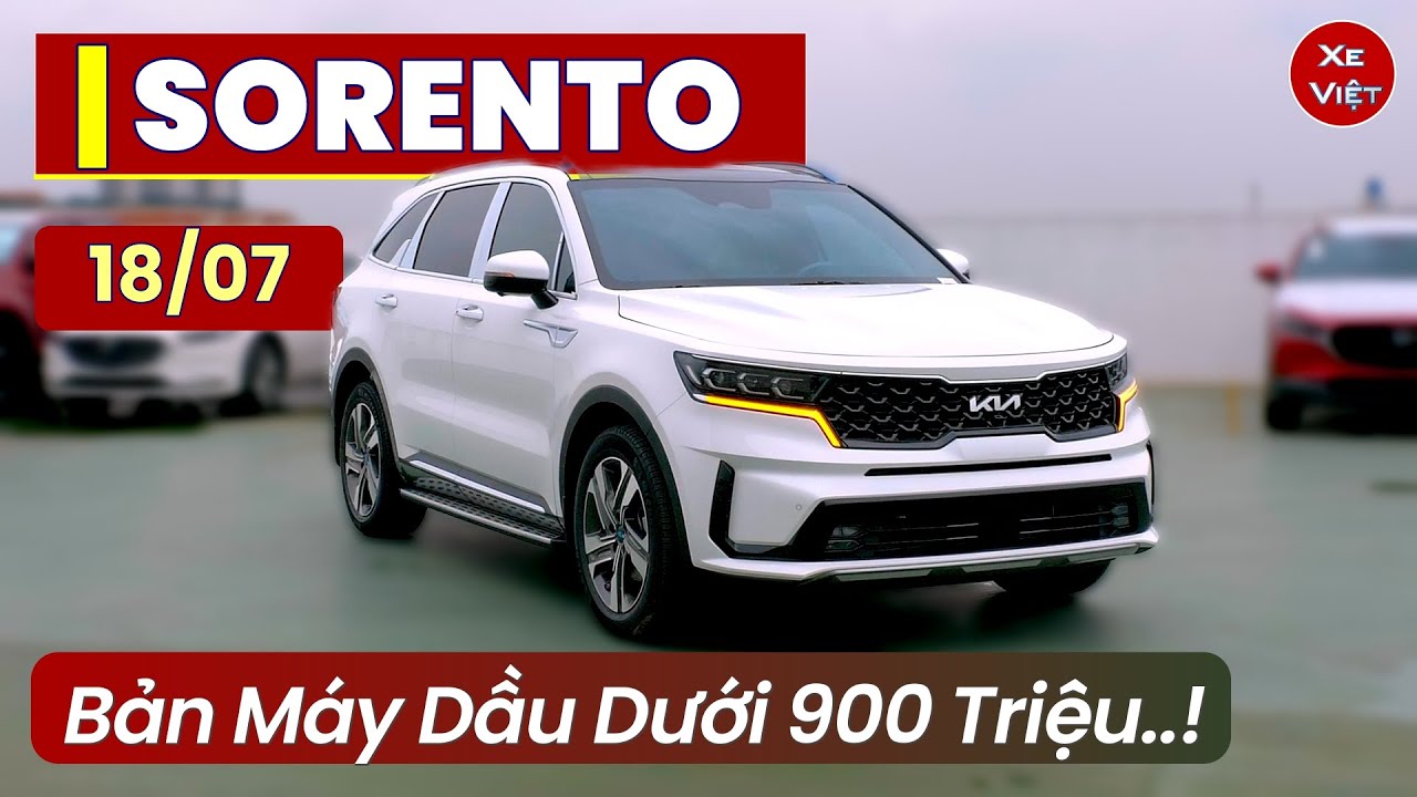 Kia Sorento Tháng 7 Khuyến Mại Mạnh. Bản 2.2D Luxury Giá Hơn 890 Triệu, Cạnh Tranh SantaFe | Xe Việt