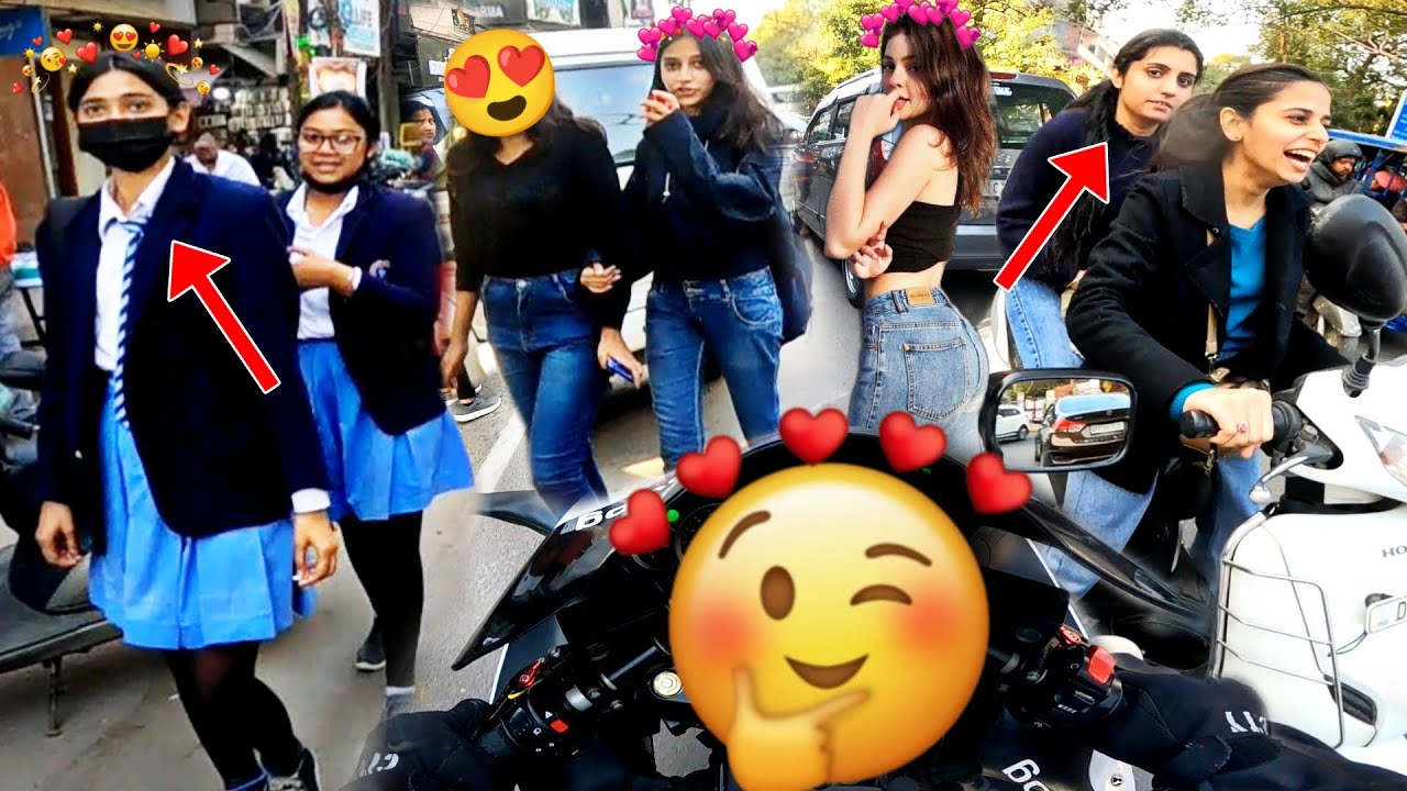 College Cute Girls Reactions 😍 On Loudest Exhaust z900 & Hayabusa 🥵 | Superbike Reaction In India ||