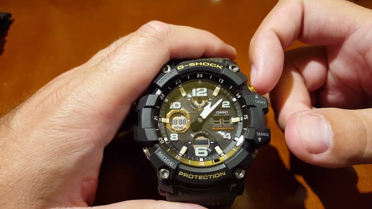 Casio G-Shock GWG-100-1A3ER MUDMASTER - tryb serwisowy [PL]