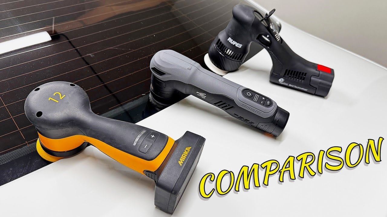 MIRKA vs Rupes vs Shinemate: The Battle of the 3 inch Polishers