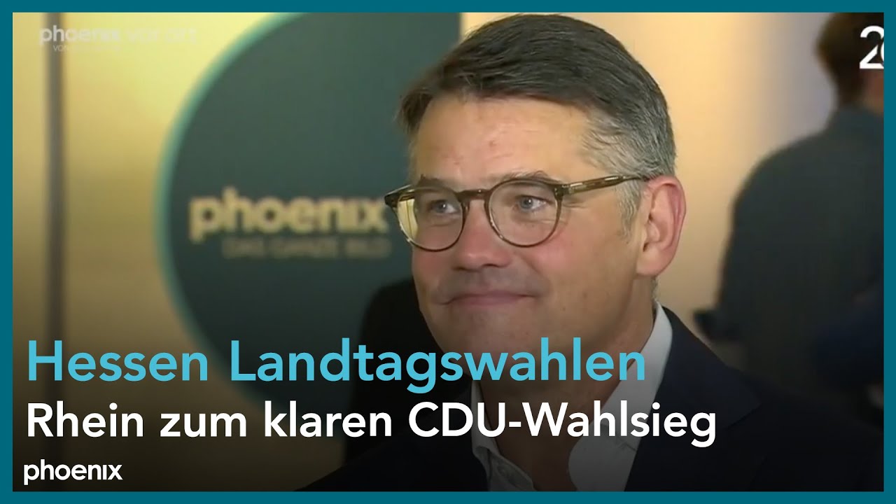 Rhein zum klaren Wahlsieg der CDU im hessischen Landtag am 08.10.23