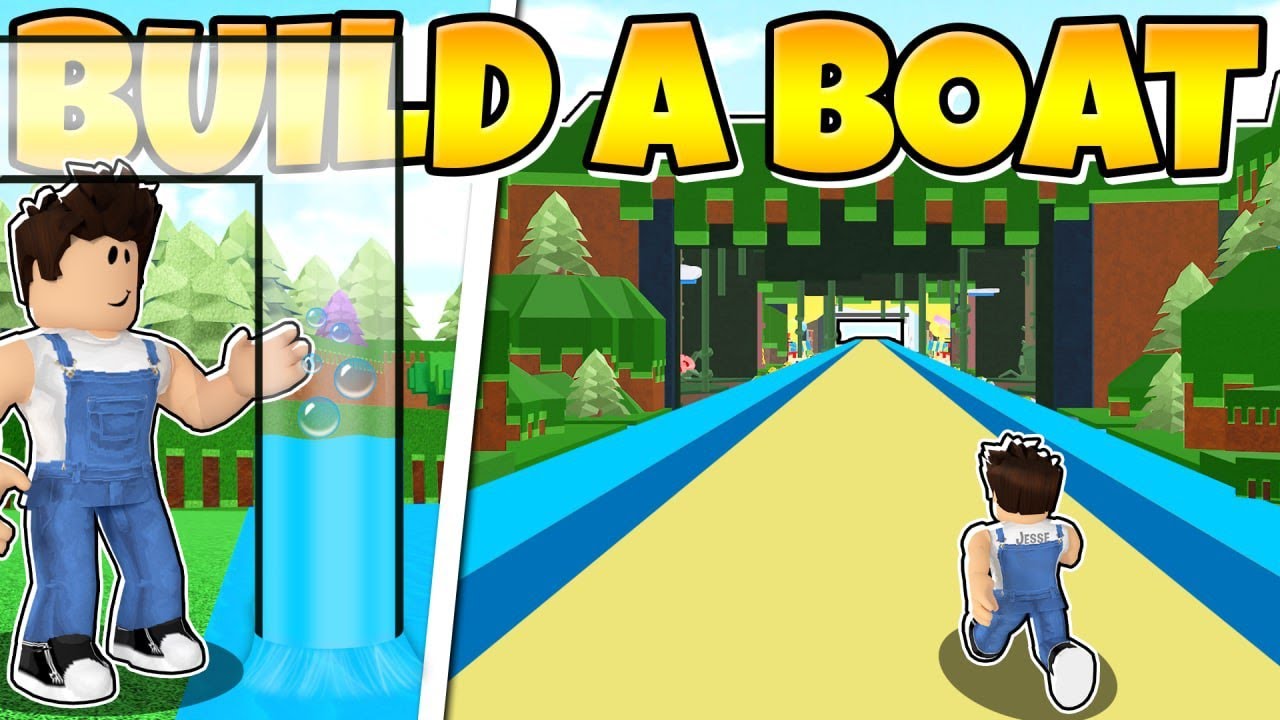 This Glitch DRAINED ALL WATER In Build a Boat! *I walked to the END*