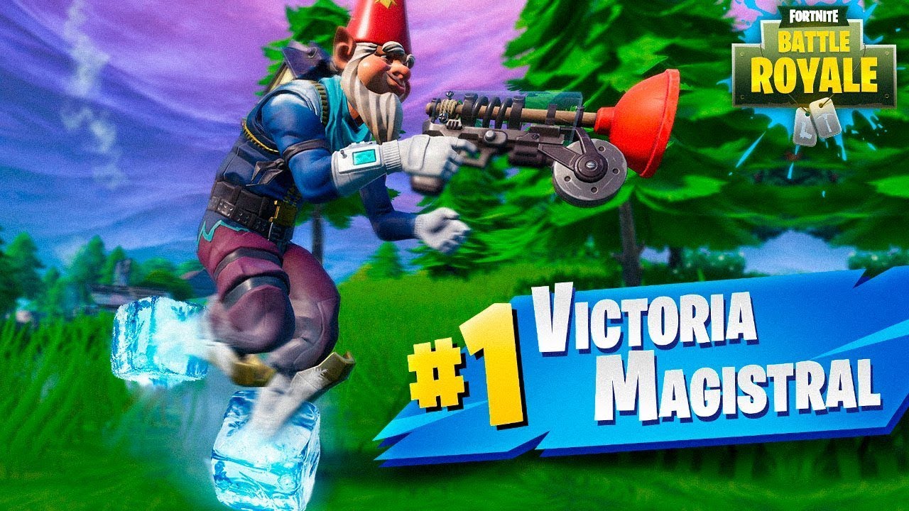 VICTORIA ÉPICA EN EL MODO *RESBALÓN* DE FORTNITE!