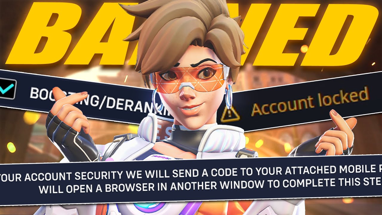 I got account locked for playing Tracer in Top 500 - Overwatch