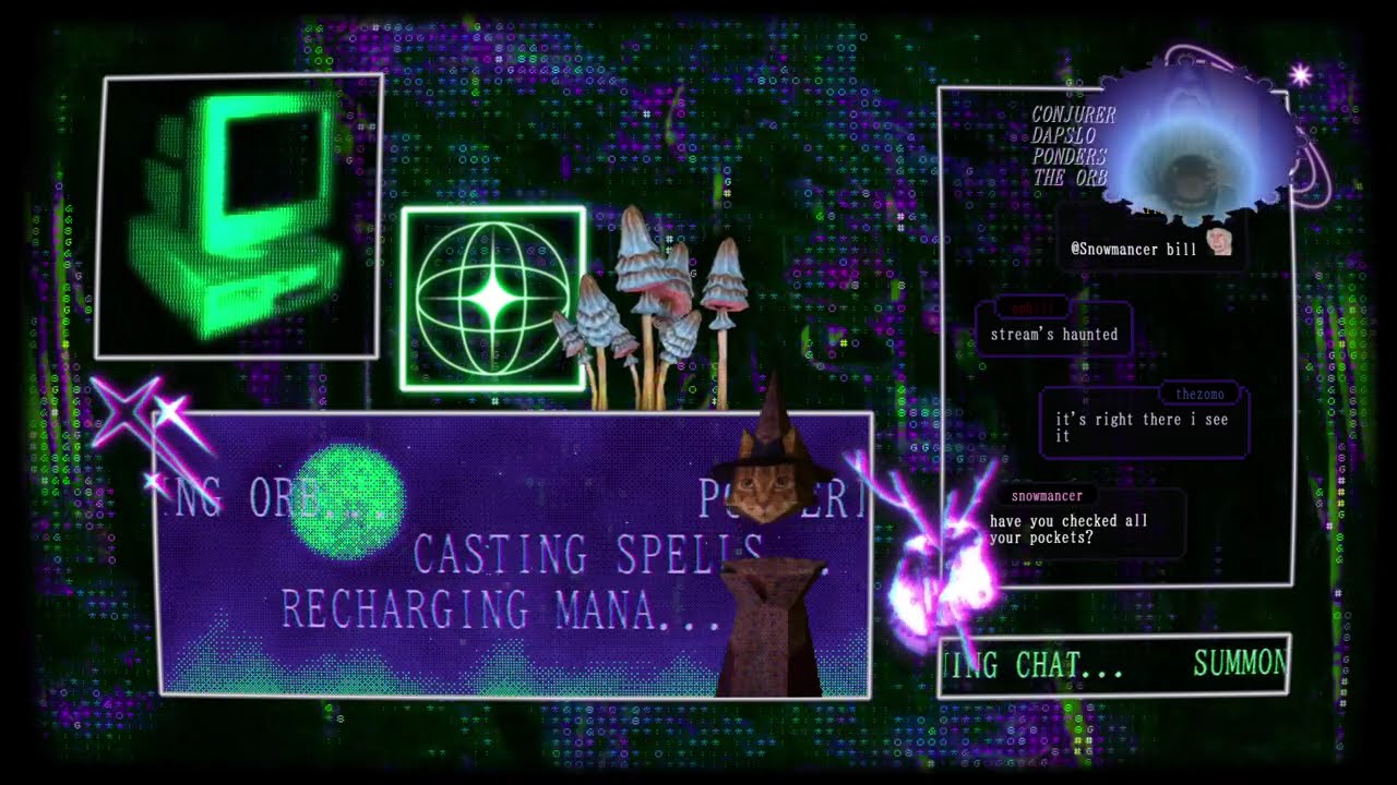 out of character stream during which the streamer is kept alive via advanced necromancy spells