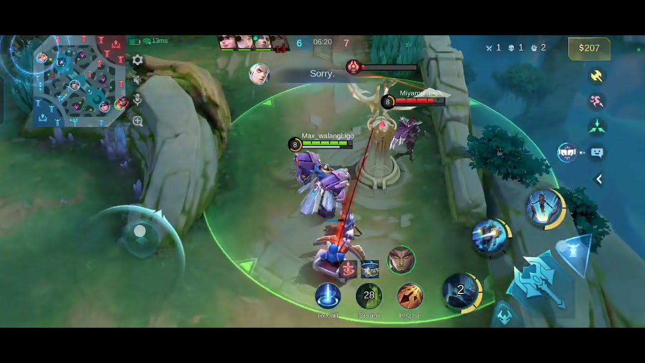 Edith doing savage kill with Estes.
