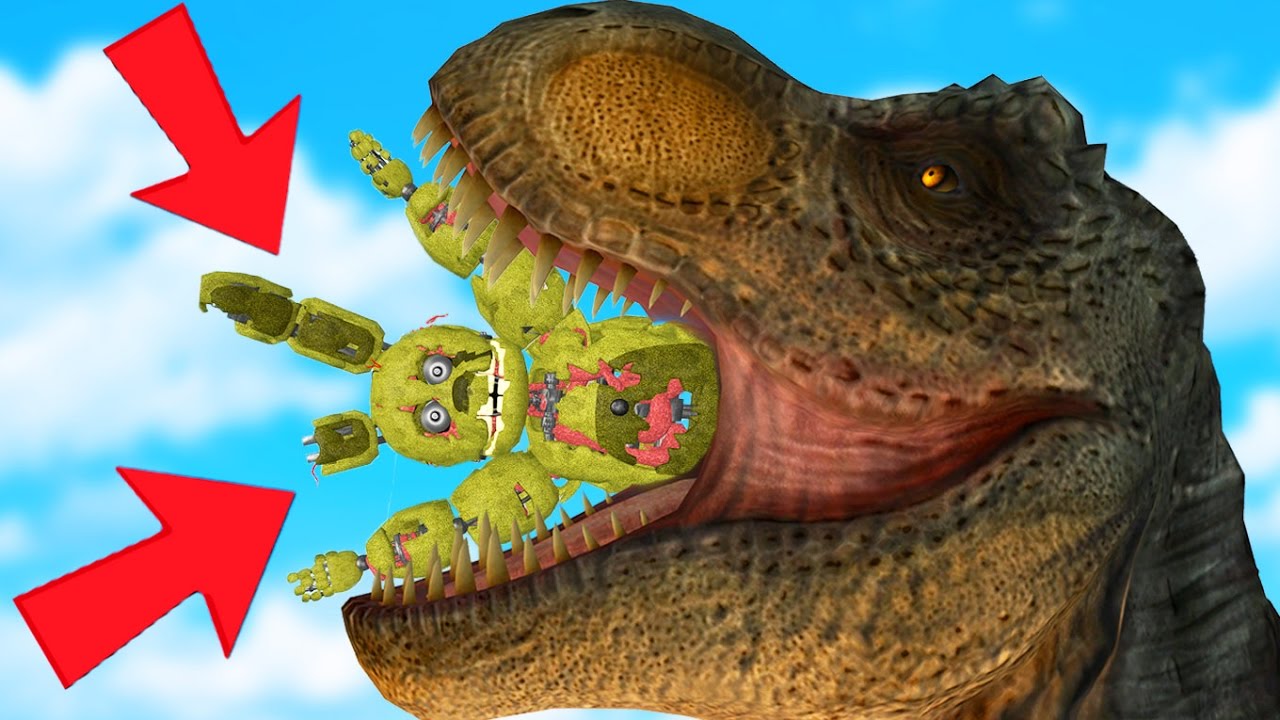 PHANTOM ANIMATRONICS vs JURASSIC WORLD! (Gmod FNAF Sandbox Funny Moments)