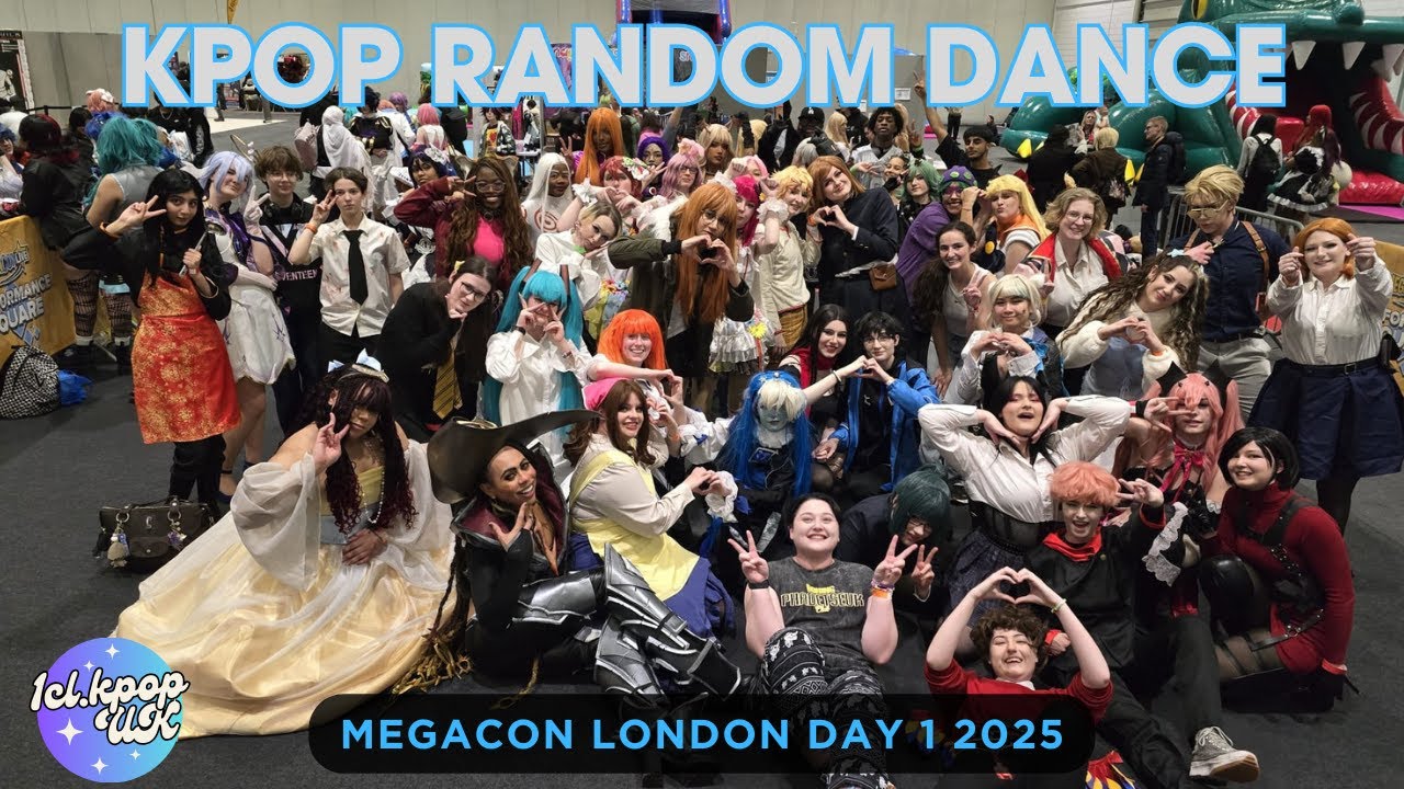 KPOP RANDOM DANCE | IN PUBLIC | MEGACON LONDON DAY 1 2025