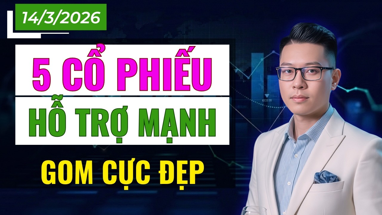 CHÚ Ý: 5 Cổ Phiếu Đang Có Hỗ Trợ Mạnh - Gom Cực Đẹp!