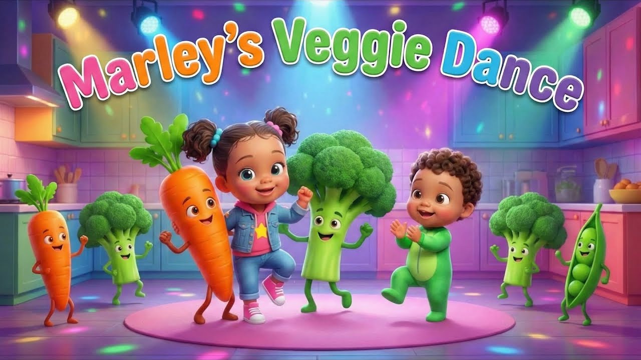 🥕🥦 Veggie Time Groove! Dance & Eat Healthy Vegetables with Toddler Fun 🎶💃