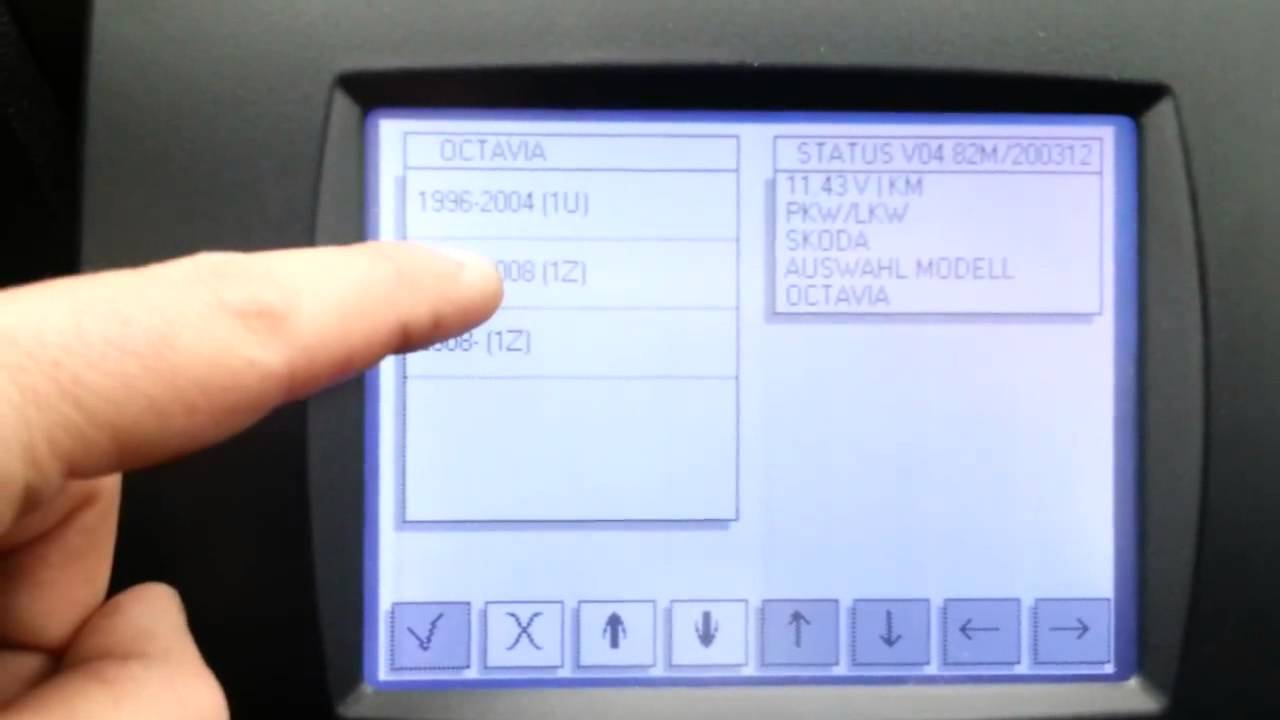 Digiprog3 / Digiprog III - Меняем показания одометра Skoda Octavia 2006 года