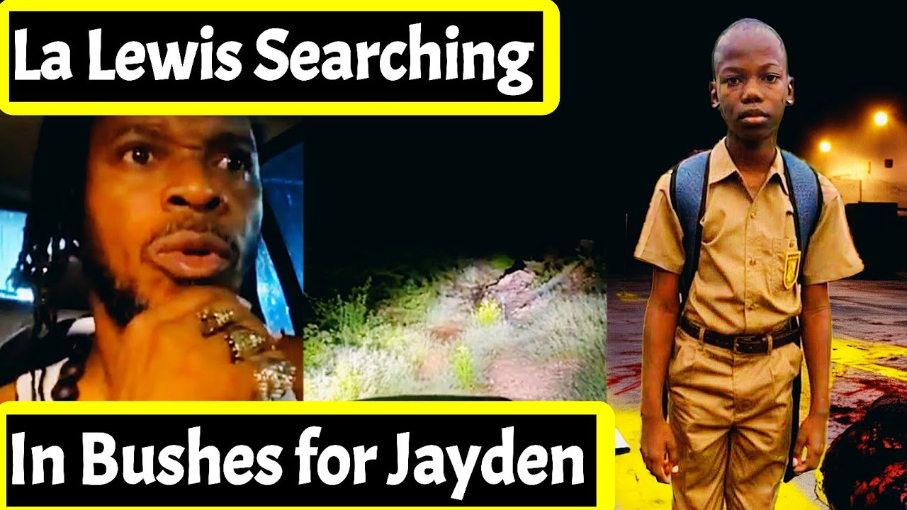 LA Lewis Searching in Bushes for Jayden Smith All Alone in Mandeville, Manchester 