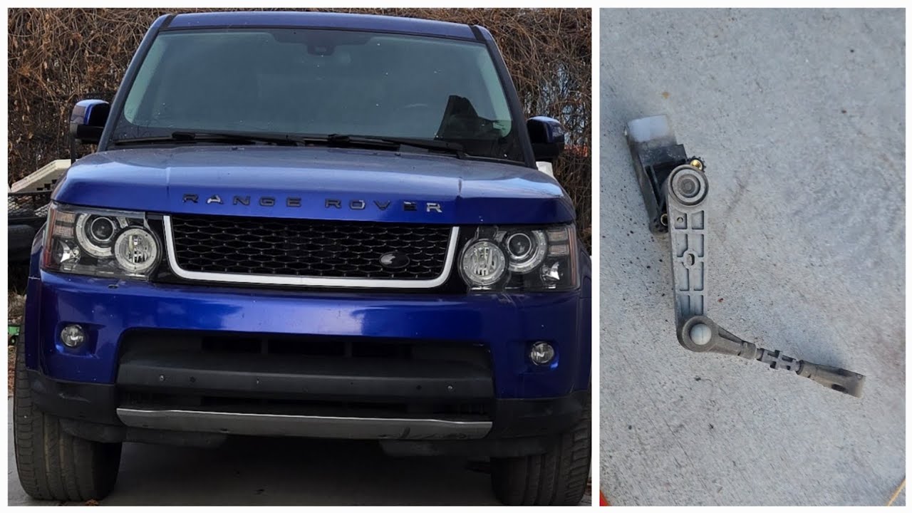 Land Rover Range Rover sport suspension height sensor install.
