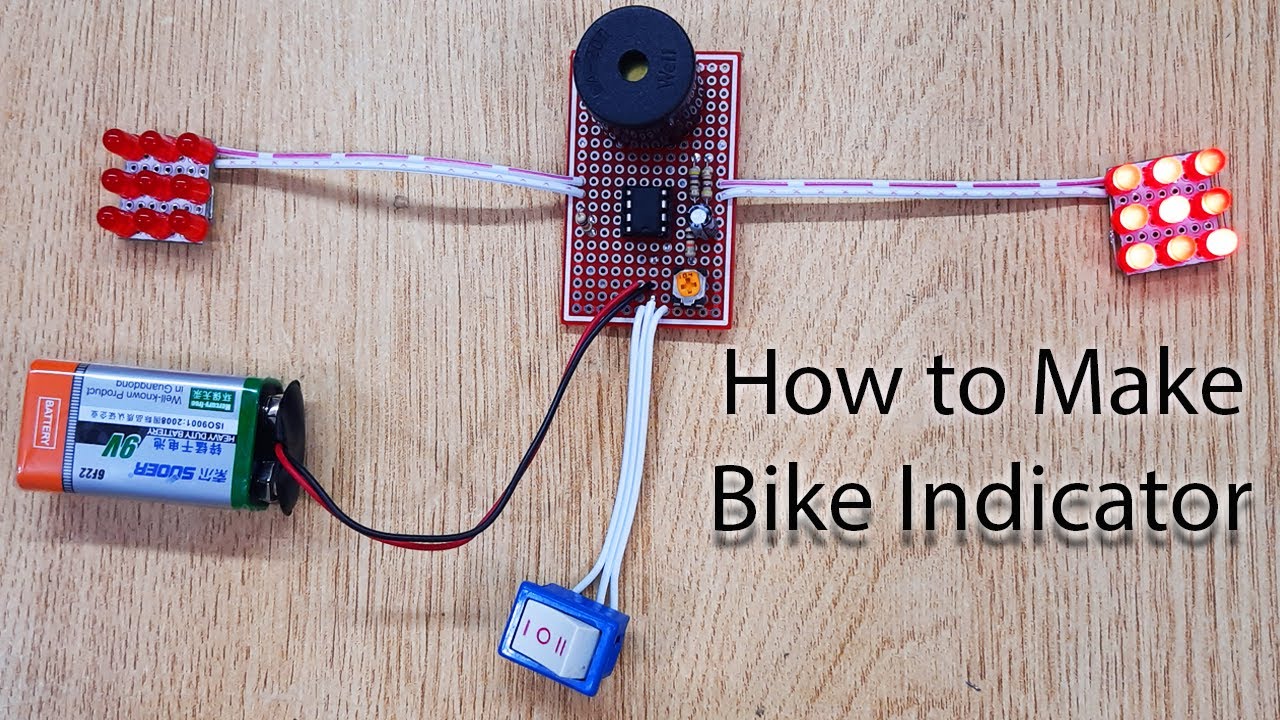 How to Make Bike Indicator | LED Indicator for Bike