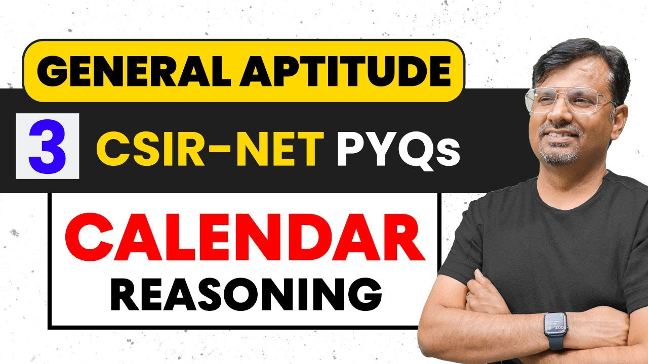 Calendar | Calendar Problem Tricks | Calendar Basics and Shortcut Tricks | CSIR NET PYQs