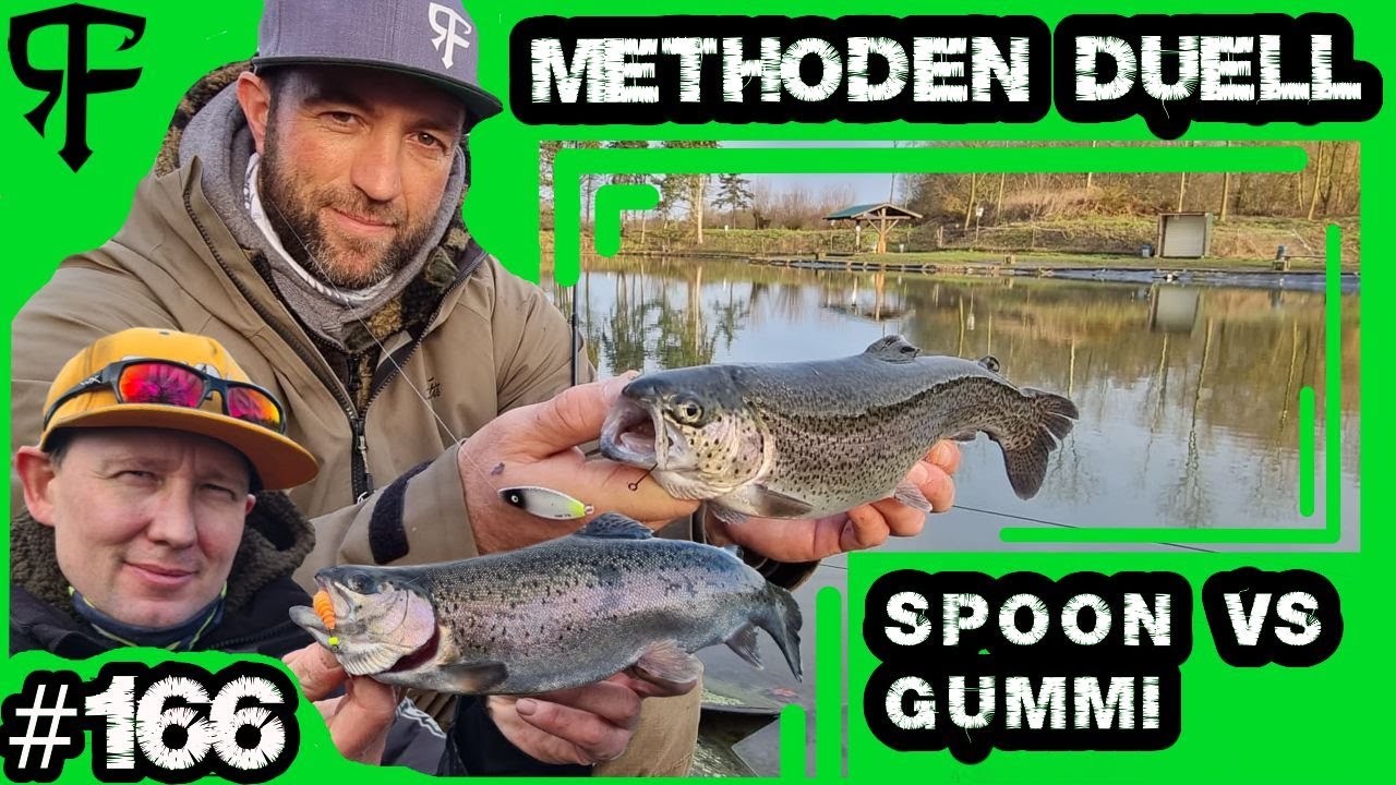 Was FÄNGT besser am FORELLENTEICH | Spoon VS Gummi