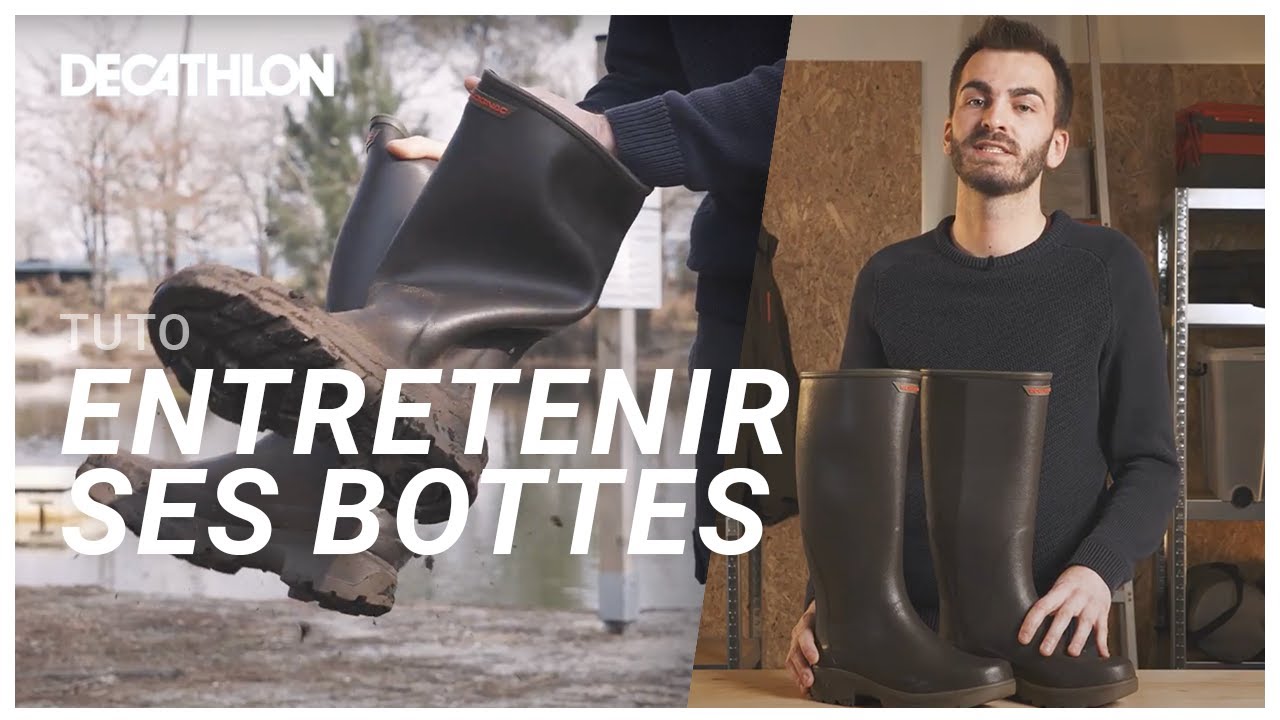 TUTO - Comment entretenir ses bottes en caoutchouc ? 🧽 I Decathlon