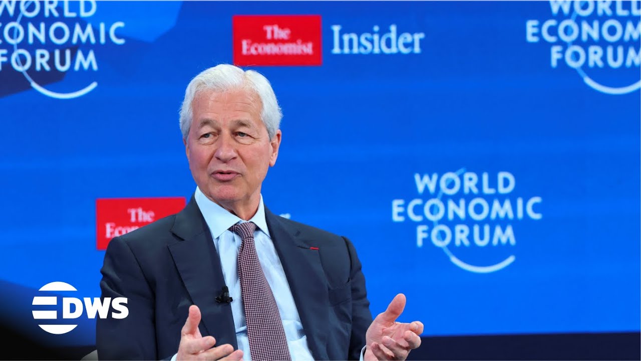 FULL DAVOS DISCUSSION: JPMorgan CEO Jamie Dimon on Global Economy, Markets & Banking Future | AC15