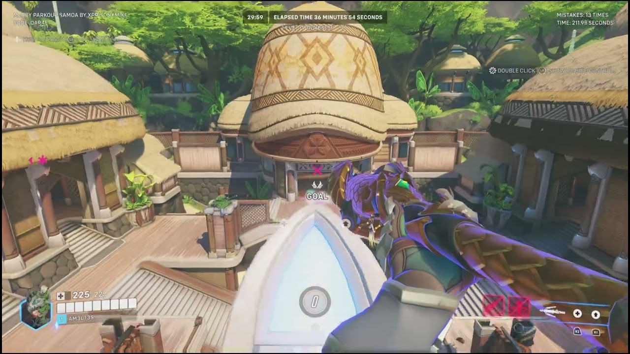 samoa mercy parkour by xPrisonxMike, 0AR4E