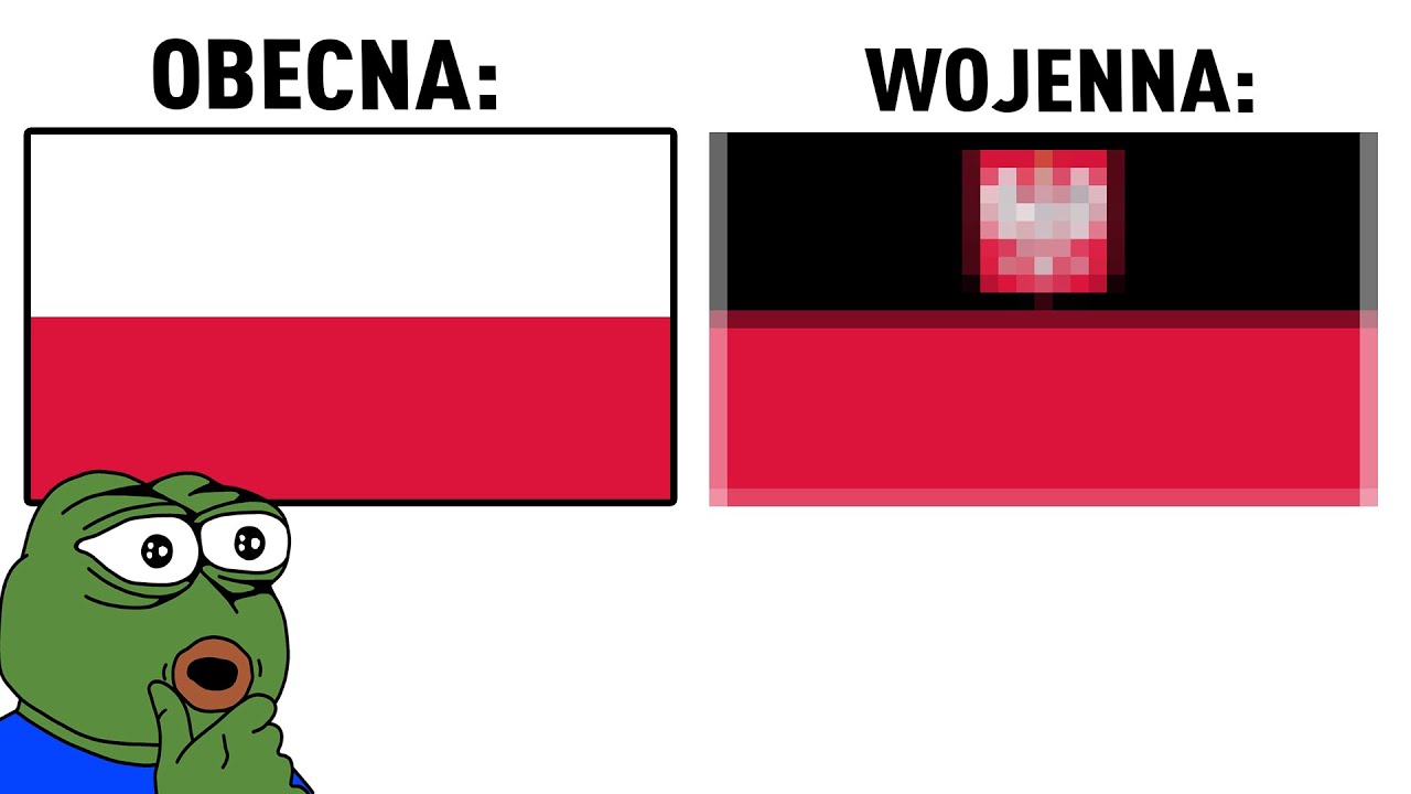Jak w przypadku wojny wyglądałaby flaga Polski?