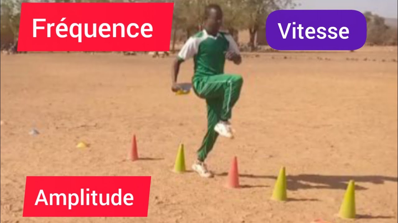 la fréquence et l'amplitude en course: parti1 course de vitesse
