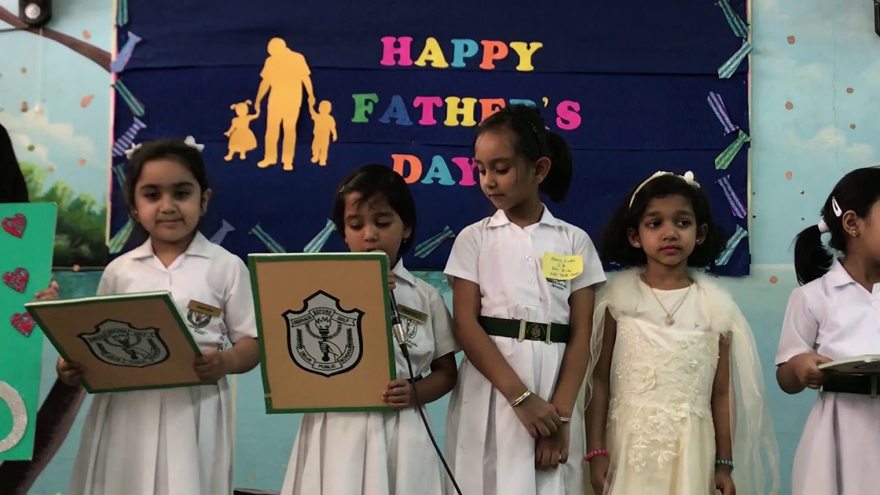 SPECIAL ASSEMBLY ON FATHER'S DAY (GRADE - 1)