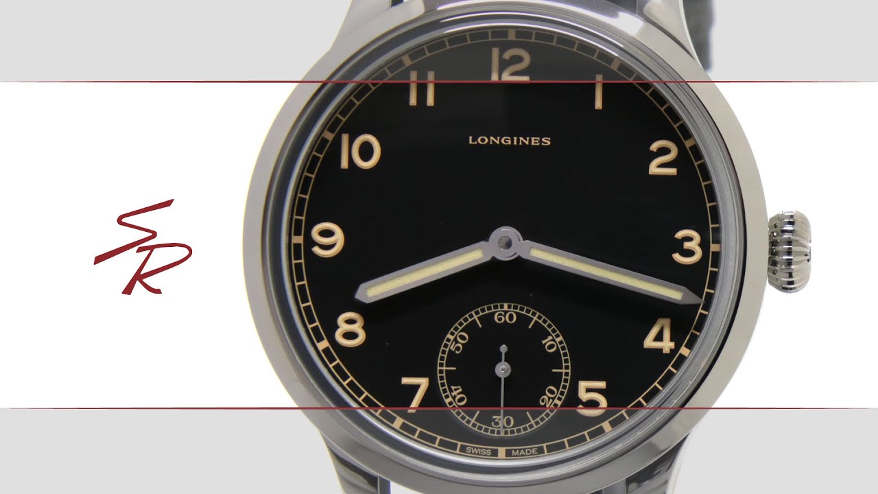 Longines Heritage Military 1938 Black 43mm | Ref. L28264532